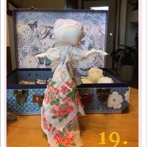 Vintage Handkerchief Church Doll